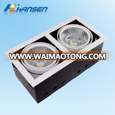 High power commercial lighting 20W 40W 60W CE RoHs cob led grille lamp