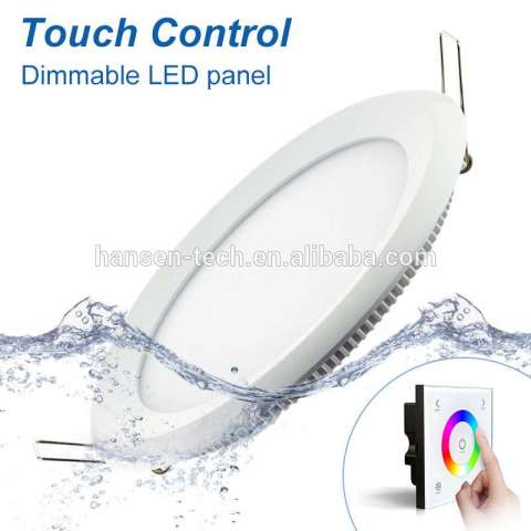 wholesale price smart touch panel dimmable led panel light for shower room IP44 panel lamp